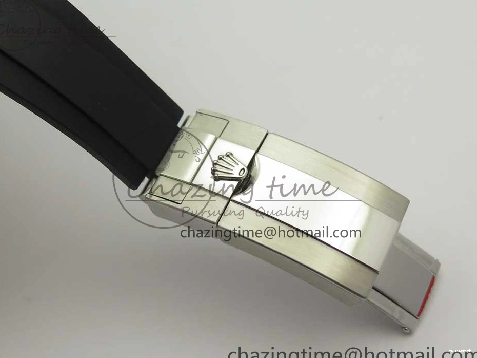 Daytona SS 1:1 Edition Noob Strap Black Best Rubber (Free SA4130 on Dial 904L Blue Extra Case Strap) 116519 0411